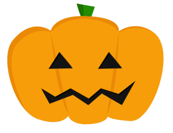 ハロウィンのかぼちゃ（ジャック・オ・ランタン）のイラスト1