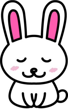 うさぎのイラスト（干支）