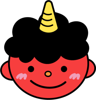 赤鬼のイラスト