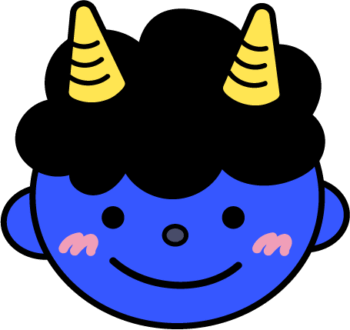 青鬼のイラスト