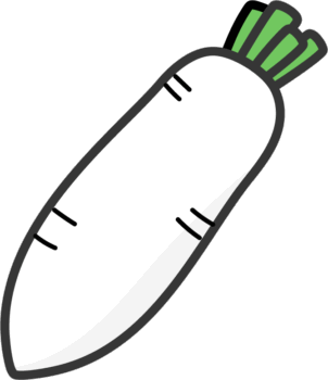 大根のイラスト