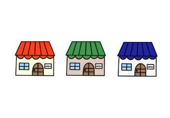 お店の外観イラスト