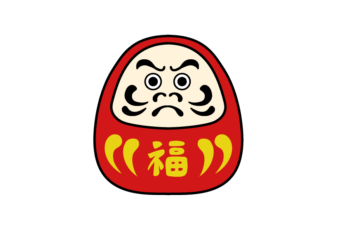 だるまのイラスト