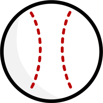 野球ボールのイラスト