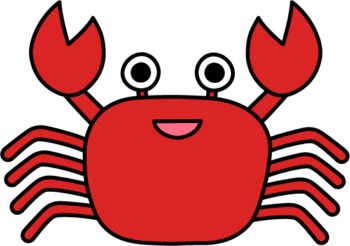 蟹（かに）のイラスト