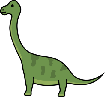 ブラキオサウルスのイラスト