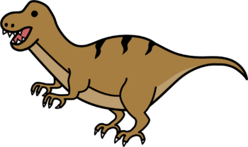 ティラノサウルスのイラスト