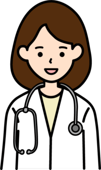 医師・医者のイラスト（女性）