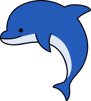 イルカのイラスト