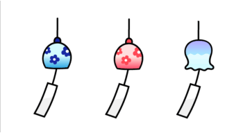 風鈴のイラスト
