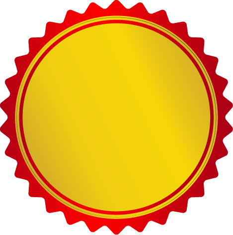 ギザギザアイコン（ゴールド）