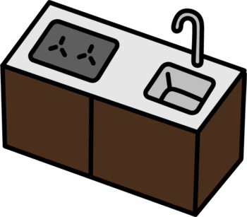 キッチンのイラスト