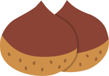 栗のイラスト