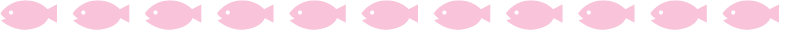 ピンクの魚のラインイラスト