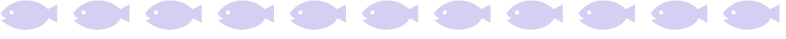 紫の魚のラインイラスト