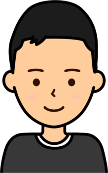 男性のイラスト5（短髪）