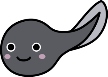 おたまじゃくしのイラスト