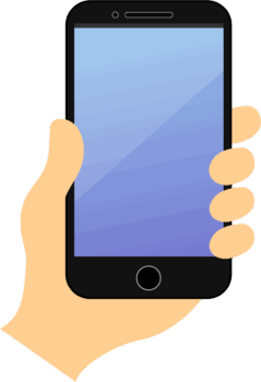 スマートフォンのイラスト1