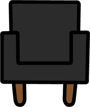 1人掛けソファのイラスト