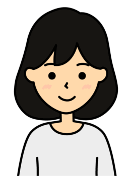 笑顔の女性のイラスト 4